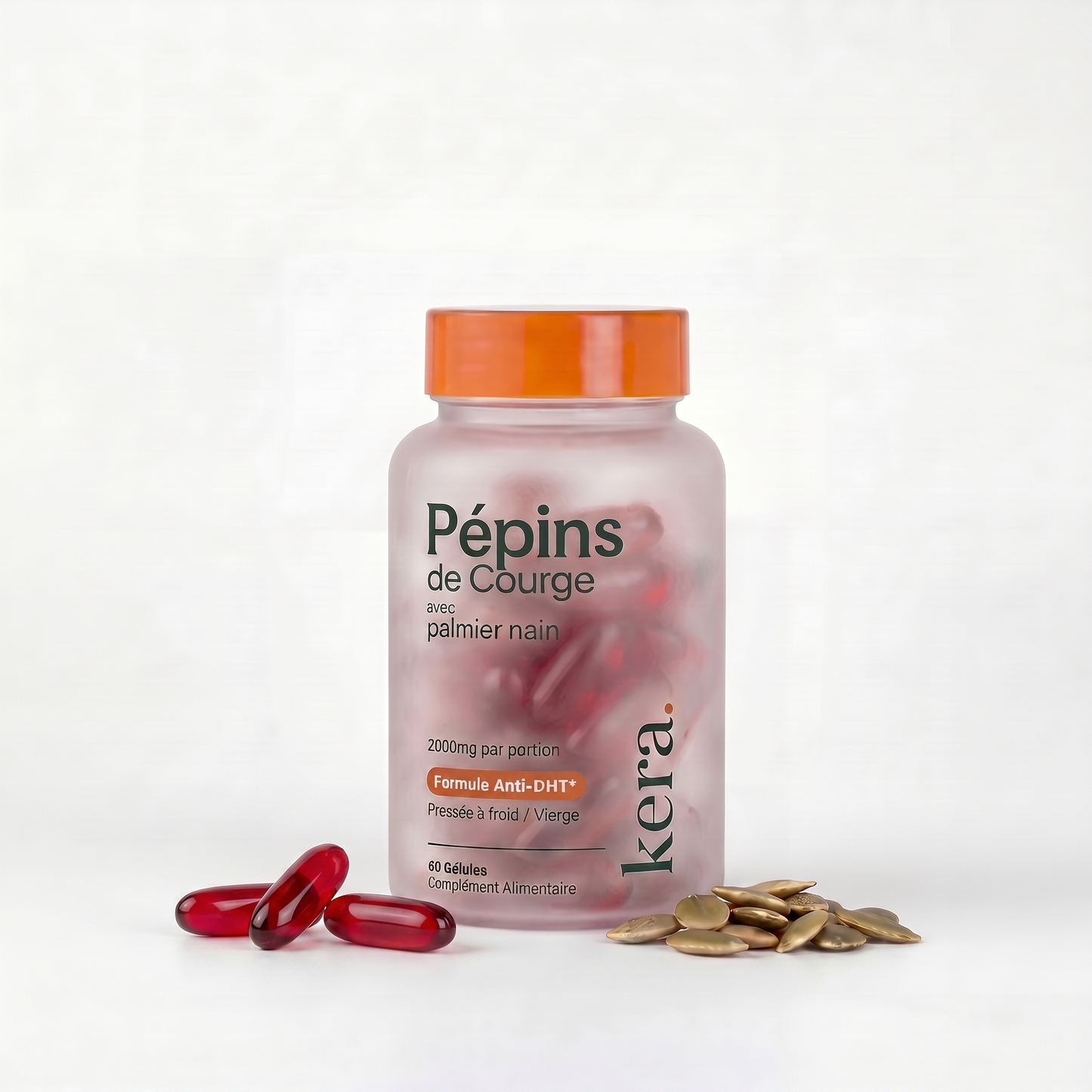 Pépins de Courge Softgels - Anti-DHT Naturel