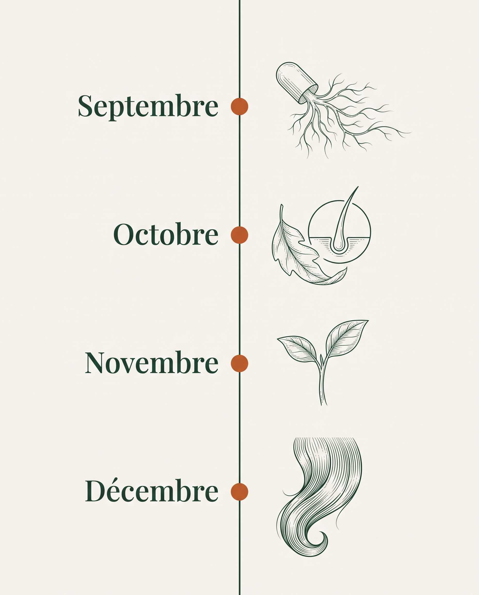 La transformation de septembre a decembre