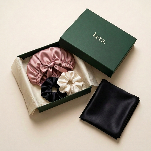 Coffret Rituel de Nuit (taie + bonnet + chouchous)