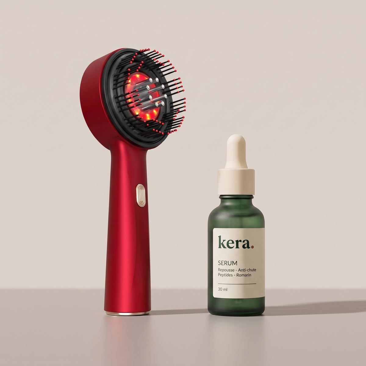 Brosse massante + Serum Repousse