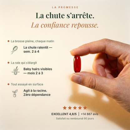 Pépins de Courge Softgels - Anti-DHT Naturel